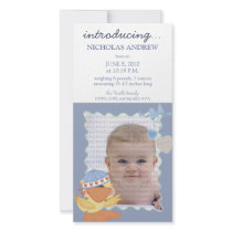 Quack Quack Baby Birth Announcement ::: 01 photo cards