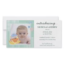 Quack Quack Baby Birth Announcement ::: 04 photo cards