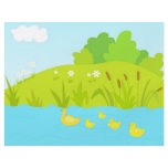 Quacking ducks full color flyer