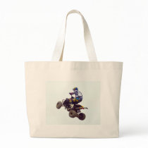 quad bike tote bags