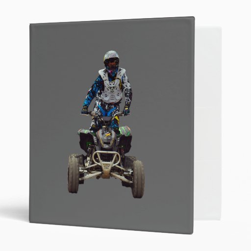 quad bike binder Zazzle