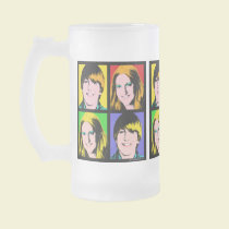 Quad Pop Art Photo Custom Request mugs