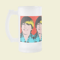 Quad Pop Art Single Photo Teen Boy Request mugs