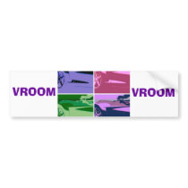 Quad Vette bumper stickers by Incatneato Quad Vette bumper stickers
