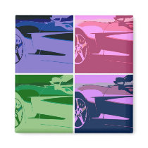 Quad Vette magnets by Incatneato Quad Vette magnets