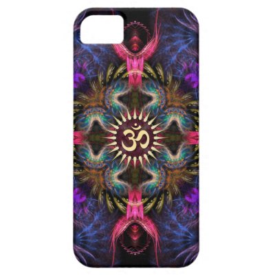 Quadra Angels Fractal Art Aum iPhone Case iPhone 5 Cases