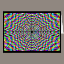 quadrants of chaos (optical illusion) cards