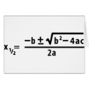 quadratic formula cards by TomaniacLines quadratic formula cards