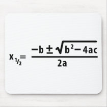 quadratic formula mousepads by TomaniacLines quadratic formula mousepads
