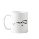 quadratic formula mugs by TomaniacLines quadratic formula mugs