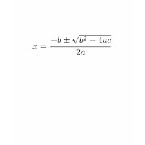 Quadratic Formula Shirts
