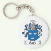 Quadro Family Crest Keychain