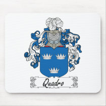 Quadro Family Crest Mousepad