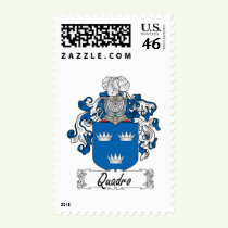 Quadro Family Crest Stamps