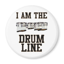 Quads: I Am The Drum Line magnets by MarchingBand Quads: I Am The Drum Line magnets