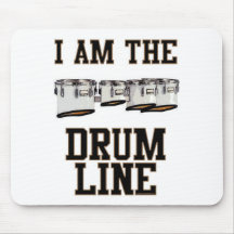 Quads: I Am The Drum Line Mousepad
