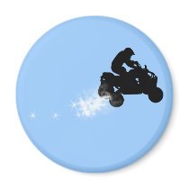 quads. fridge magnet