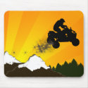 quads. orange sunset. mousepads by asyrum quads. orange sunset. mousepads