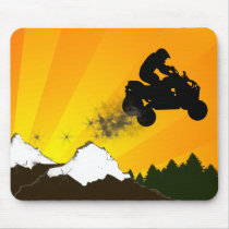quads. orange sunset. mousepads by asyrum quads. orange sunset. mousepads