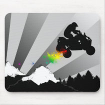 quads. rainbow dirt trail. mouse pads