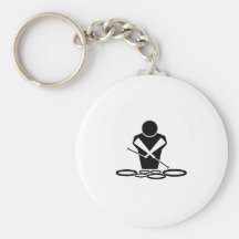 Quads - Tenor Drums - Squints Key Chain