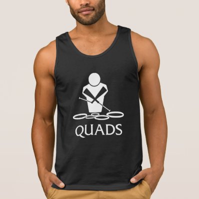 Quads Tenors Drumline Logo T-shirt Tank top