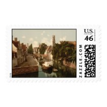 Quai Vert, Bruges, Belgium Stamp