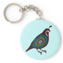 Quail Key Chain
