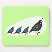 Quail Mouse Mats