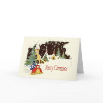 Quaint Snowy Victorian Village Christmas Card by lkranieri Quaint Snowy Victorian Village Christmas Card