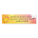 Quaker bumper sticker