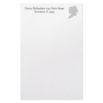 Quaker Logo Stationery - female head