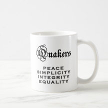 Quaker Motto Coffee Mugs