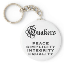 Quaker Motto Keychains