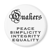 Quaker Motto Magnet