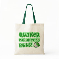Quaker Parakeets Rule bags by MenagerieMayhem Quaker Parakeets Rule bags