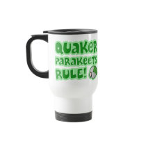 Quaker Parakeets Rule Coffee Mugs
