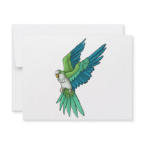 Quaker Parrot Products invitations