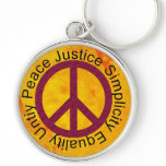 quaker Peace KeyChain