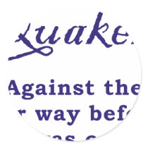 Quakers - War Sticker