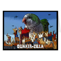 QuakerZilla Card by MenagerieMayhem QuakerZilla Card