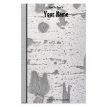 Quaking Aspen Bark Stationery Design
