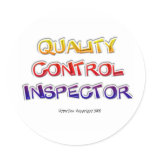 Quality  Control Inspector stickers