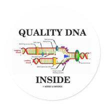 Quality DNA Inside (DNA Replication) Stickers