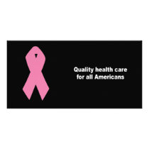 Quality health care for all Americans Photo Card Template