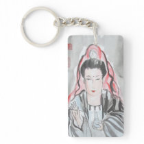 Quan Yin Goddess of Compassion Keychain key chains