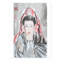 Quan Yin Goddess of Compassion postcards
