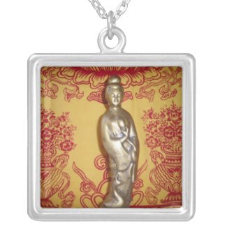Quan Yin w Vases Necklace necklace