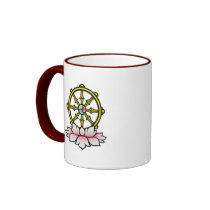 Quan Yin with Dharmachakra Mug