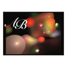 QUANTUM BUBBLE red black pink purple white Invites
